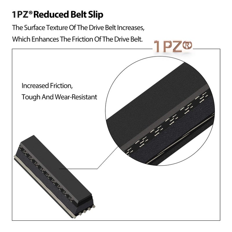 1PZ مجموعة حزام بدء التشغيل وحزام القيادة 1PZ V1P-DS1 بديل لسيارة جولف كلوب كار DS 1997-حتى و Precedent 2004-حتى 1016203 101916701 - Image 4